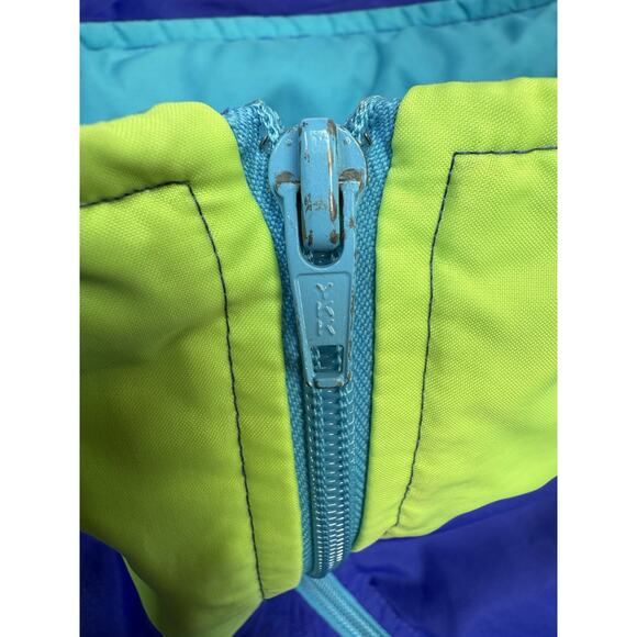 Vintage Nike Matching Tracksuit Men's Size XL Blue Yellow Hooded Zip 90's - Picture 8 of 16
